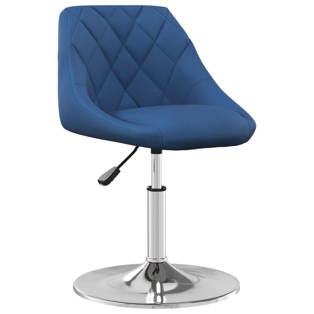 Eetkamerstoelen draaibaar 4 st fluweel blauw is nu te koop bij PeponiXL, paradijselijk wonen!