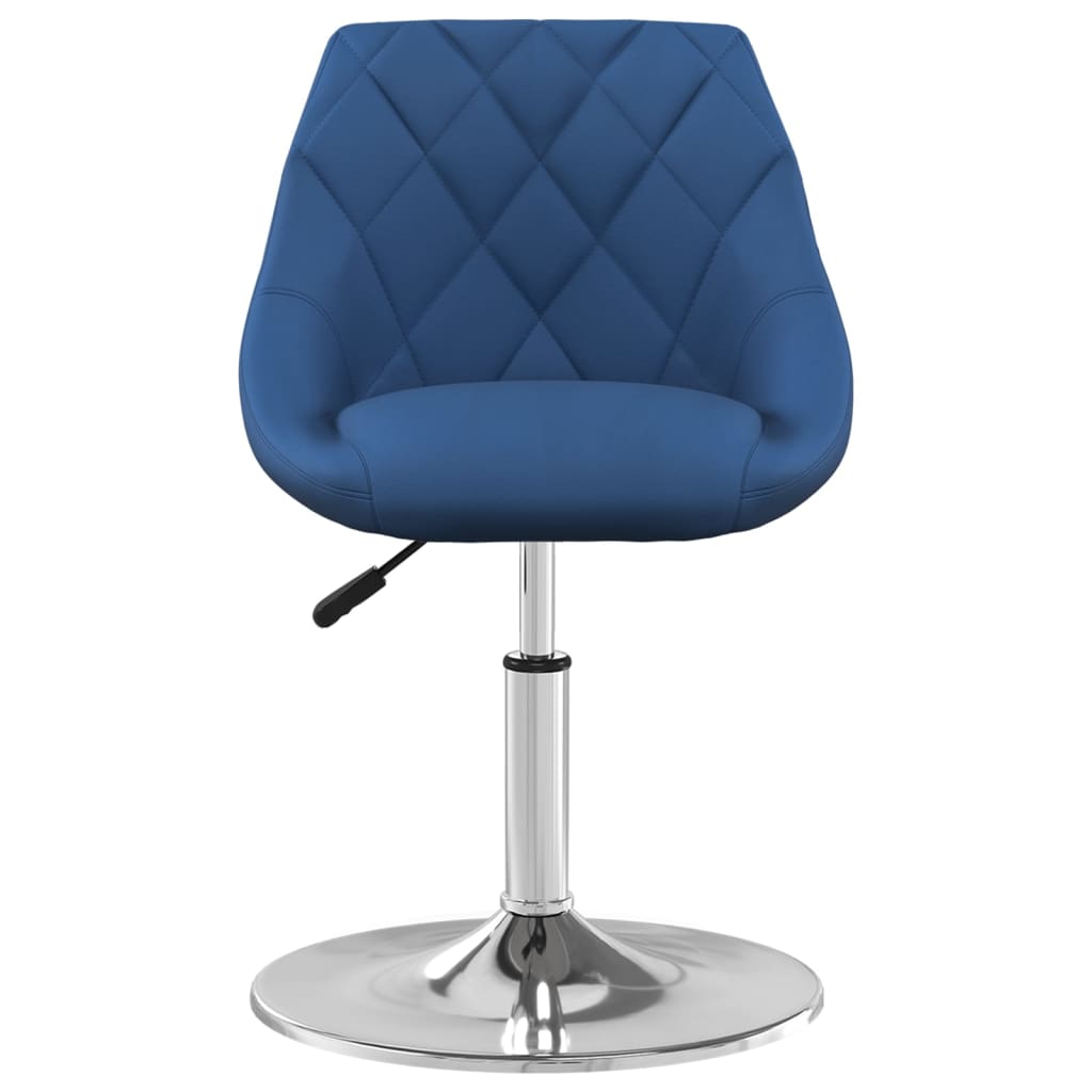 Eetkamerstoelen draaibaar 4 st fluweel blauw is nu te koop bij PeponiXL, paradijselijk wonen!