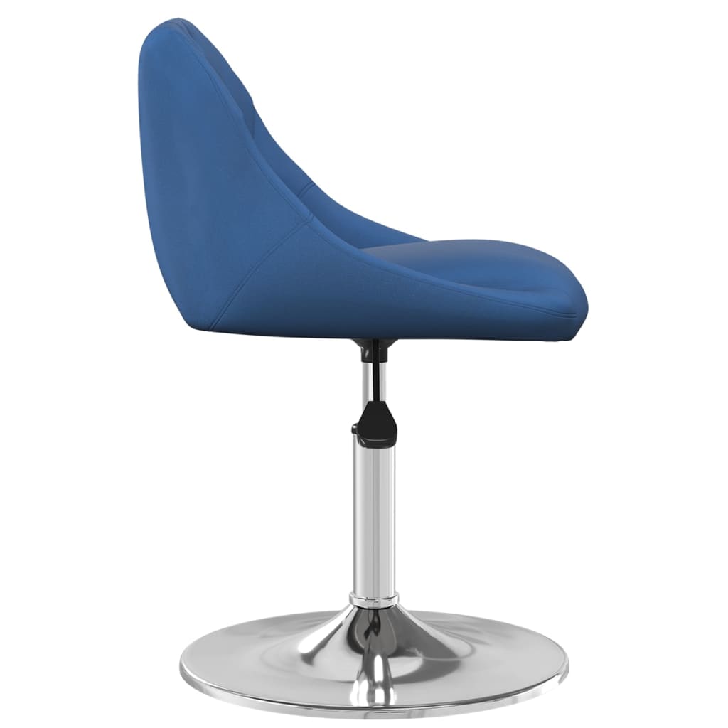 Eetkamerstoelen draaibaar 4 st fluweel blauw is nu te koop bij PeponiXL, paradijselijk wonen!