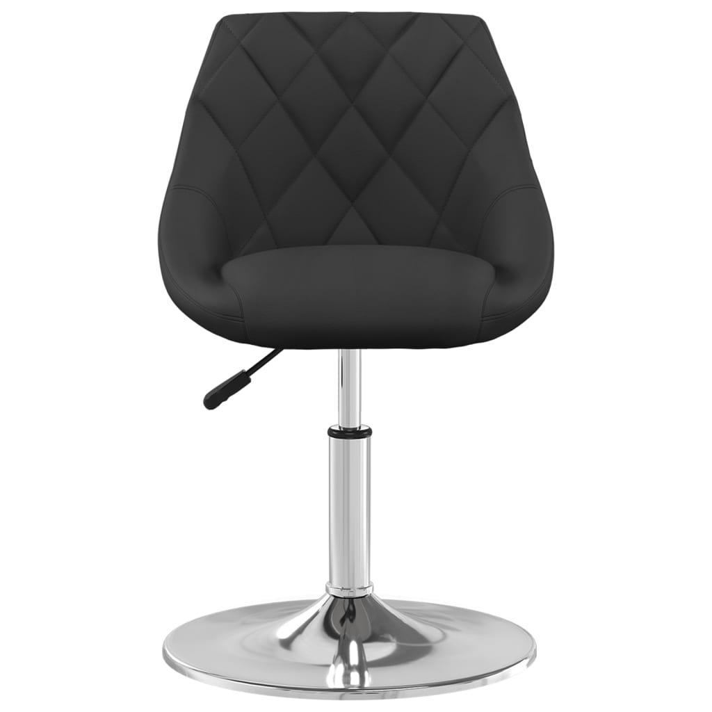 Eetkamerstoelen 6 st draaibaar fluweel zwart is nu te koop bij PeponiXL, paradijselijk wonen!