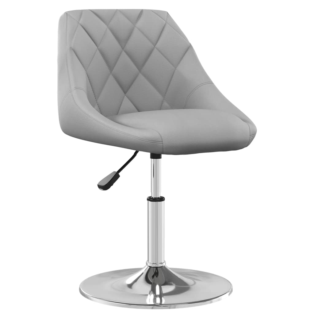 Eetkamerstoelen draaibaar 6 st fluweel lichtgrijs is nu te koop bij PeponiXL, paradijselijk wonen!