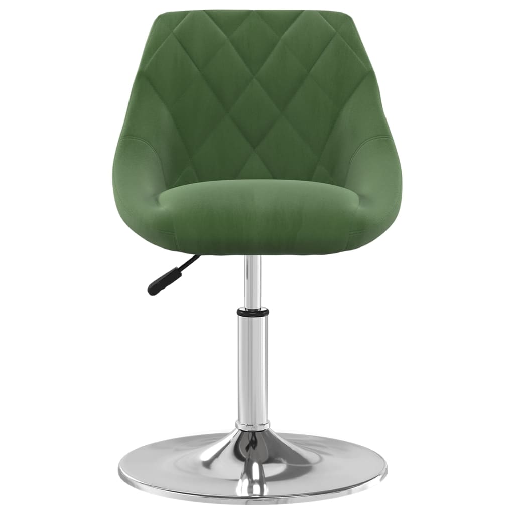 Eetkamerstoelen draaibaar 6 st fluweel donkergroen is nu te koop bij PeponiXL, paradijselijk wonen!