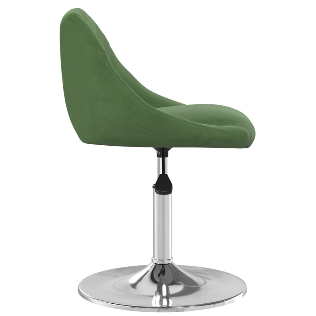 Eetkamerstoelen draaibaar 6 st fluweel donkergroen is nu te koop bij PeponiXL, paradijselijk wonen!