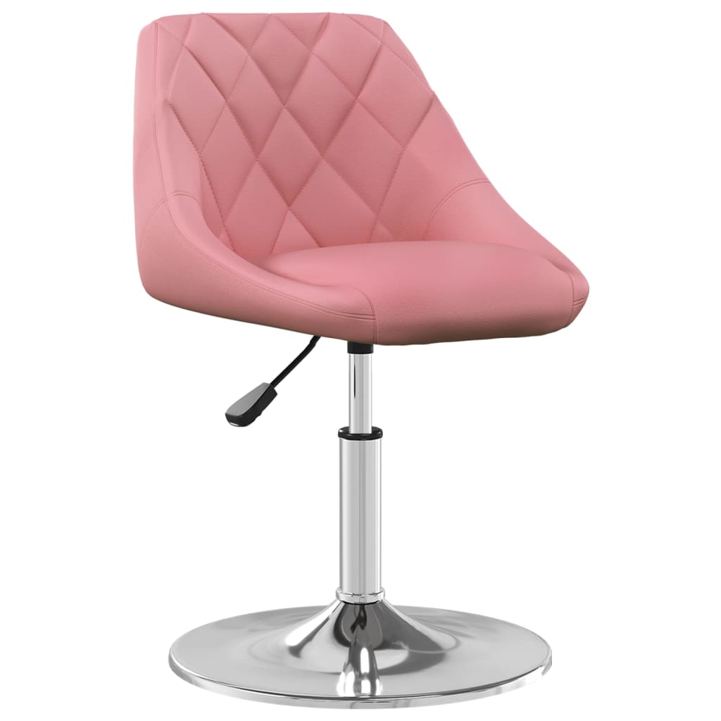 Eetkamerstoelen draaibaar 6 st fluweel roze is nu te koop bij PeponiXL, paradijselijk wonen!