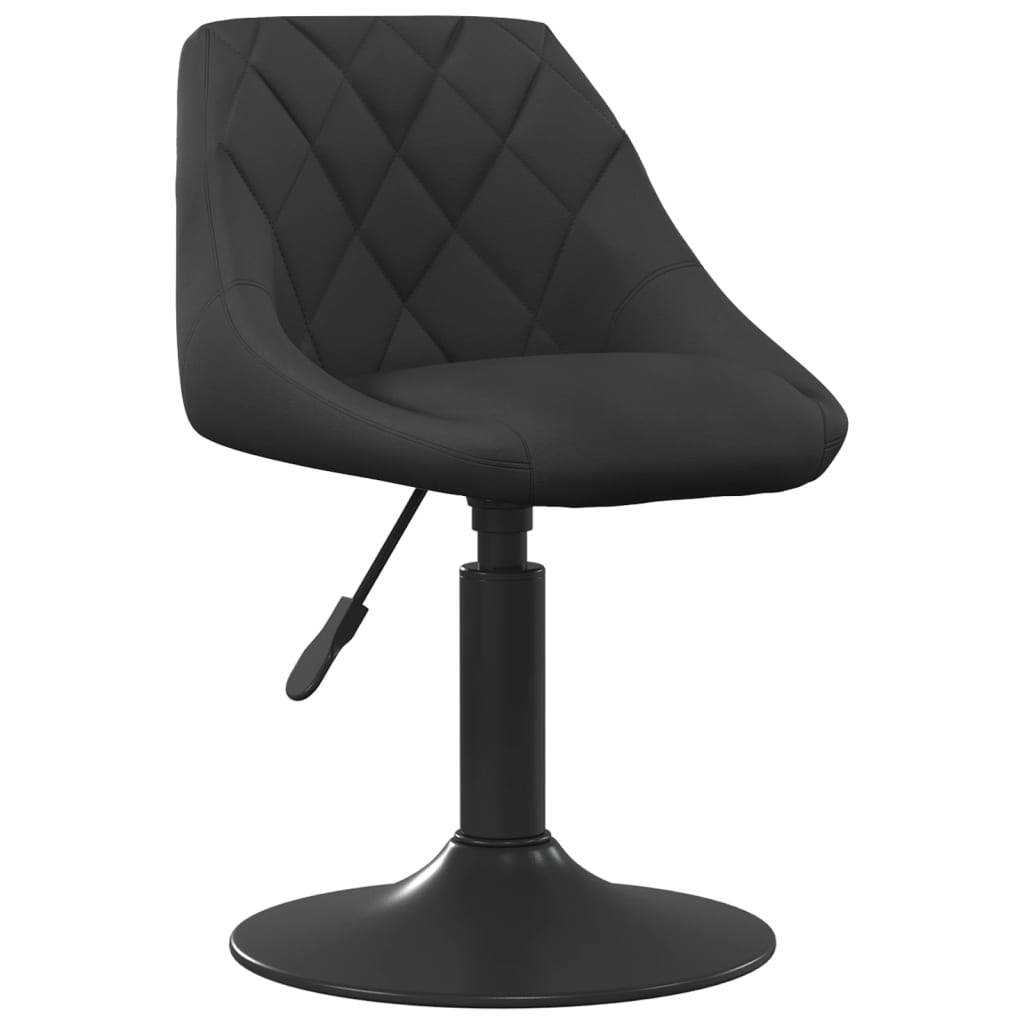 Eetkamerstoelen draaibaar 4 st fluweel zwart is nu te koop bij PeponiXL, paradijselijk wonen!