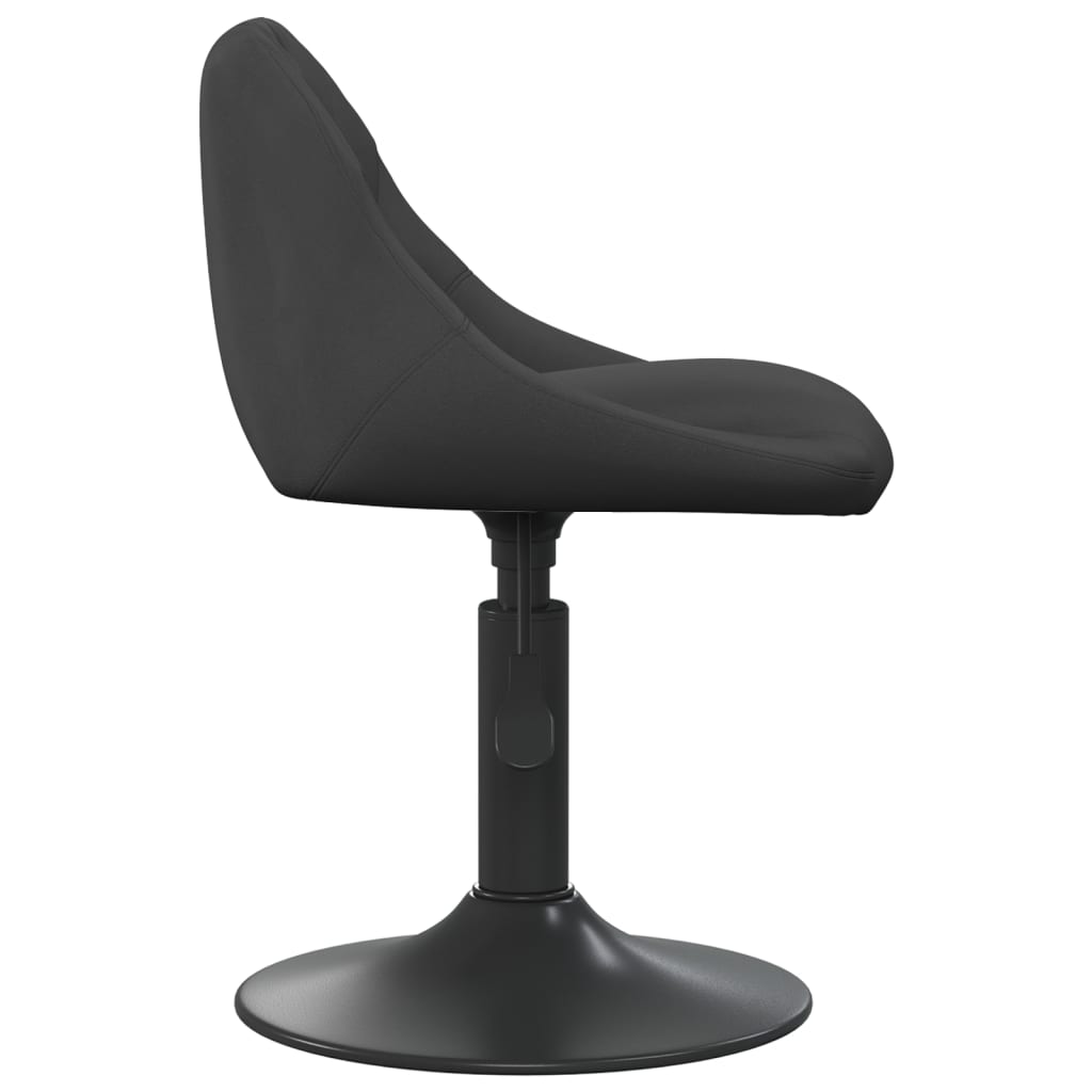 Eetkamerstoelen draaibaar 4 st fluweel zwart is nu te koop bij PeponiXL, paradijselijk wonen!