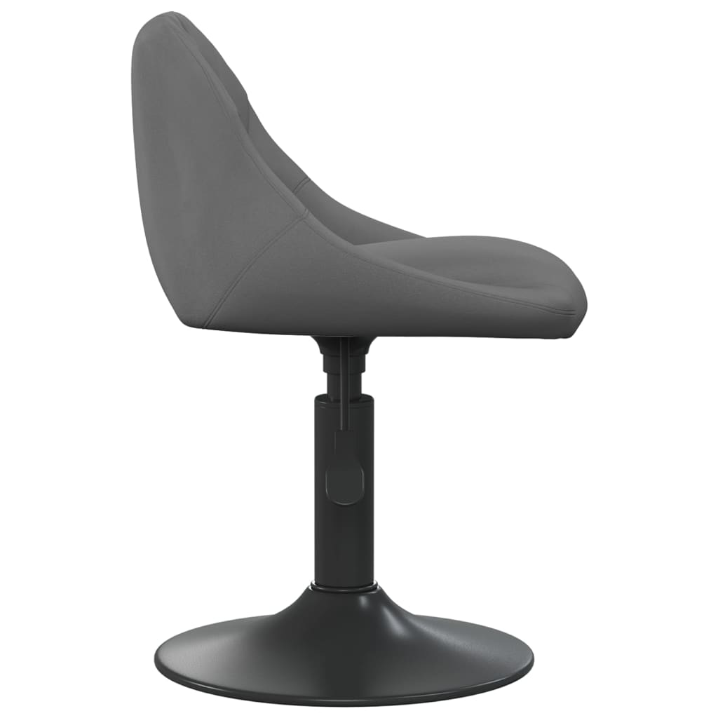 Eetkamerstoelen draaibaar 4 st fluweel donkergrijs is nu te koop bij PeponiXL, paradijselijk wonen!