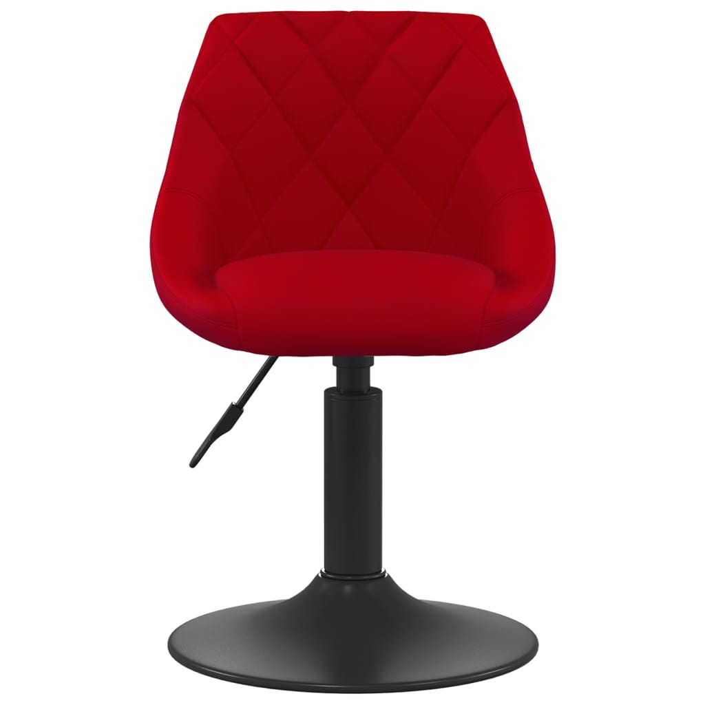 Eetkamerstoelen draaibaar 4 st fluweel wijnrood is nu te koop bij PeponiXL, paradijselijk wonen!