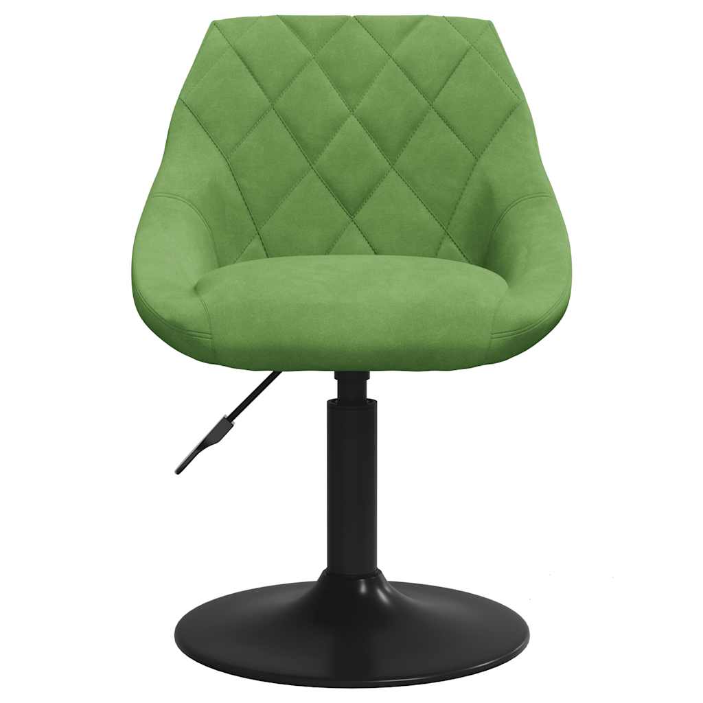 Eetkamerstoelen draaibaar 6 st fluweel lichtgroen is nu te koop bij PeponiXL, paradijselijk wonen!