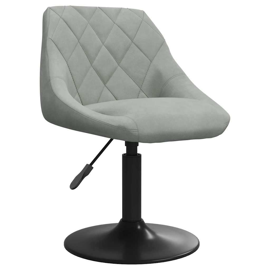 Eetkamerstoel fluweel lichtgrijs is nu te koop bij PeponiXL, paradijselijk wonen!