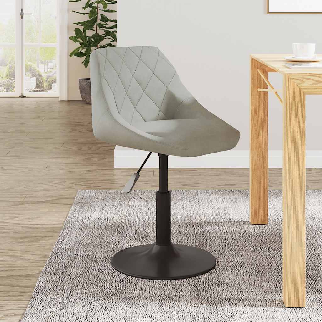 Eetkamerstoel fluweel lichtgrijs is nu te koop bij PeponiXL, paradijselijk wonen!