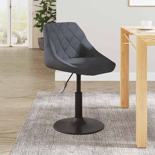 Eetkamerstoel fluweel donkergrijs is nu te koop bij PeponiXL, paradijselijk wonen!