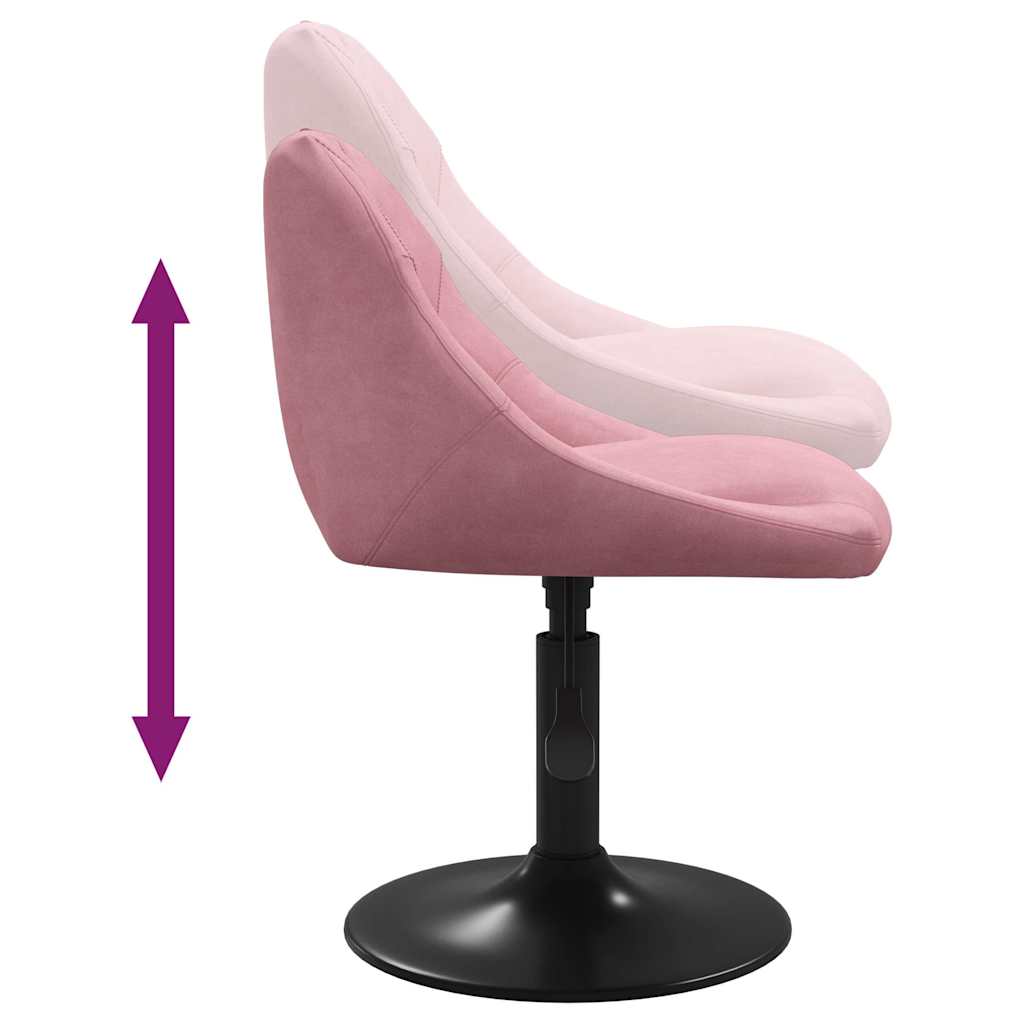 Eetkamerstoel fluweel roze is nu te koop bij PeponiXL, paradijselijk wonen!