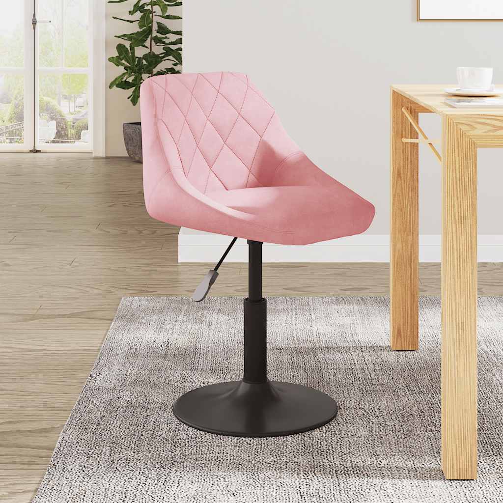 Eetkamerstoel fluweel roze is nu te koop bij PeponiXL, paradijselijk wonen!