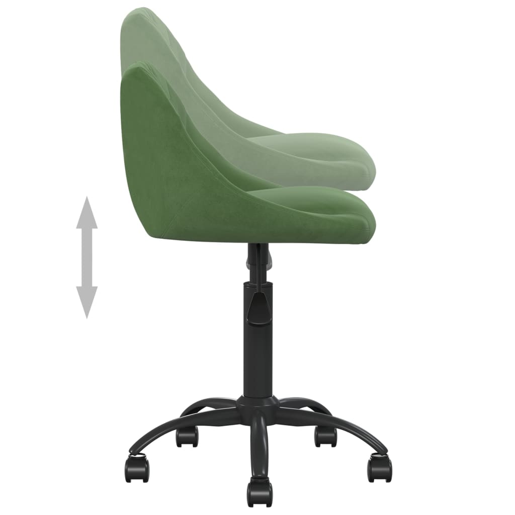 Kantoorstoel fluweel donkergroen is nu te koop bij PeponiXL, paradijselijk wonen!