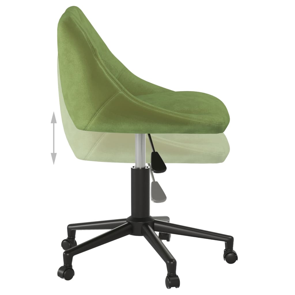 Eetkamerstoel draaibaar fluweel lichtgroen is nu te koop bij PeponiXL, paradijselijk wonen!
