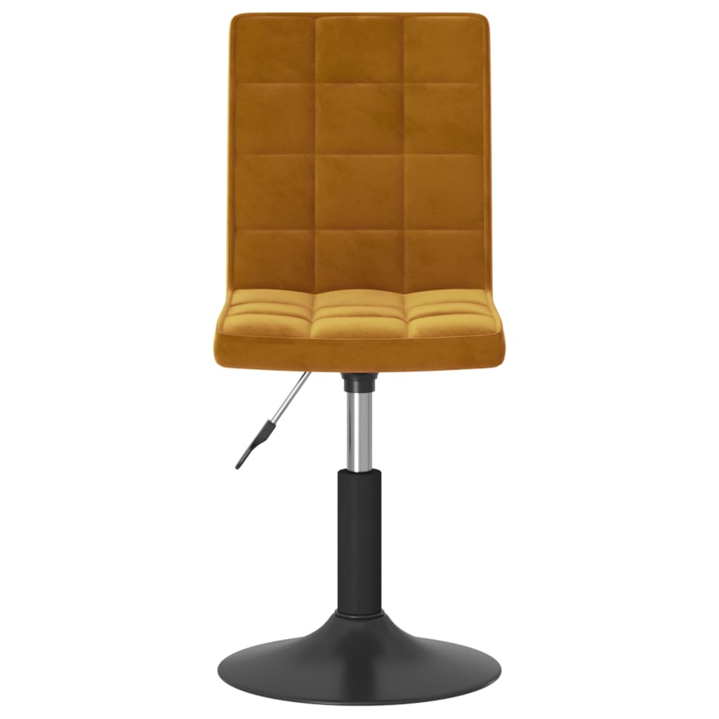 Eetkamerstoelen draaibaar 4 st fluweel bruin is nu te koop bij PeponiXL, paradijselijk wonen!