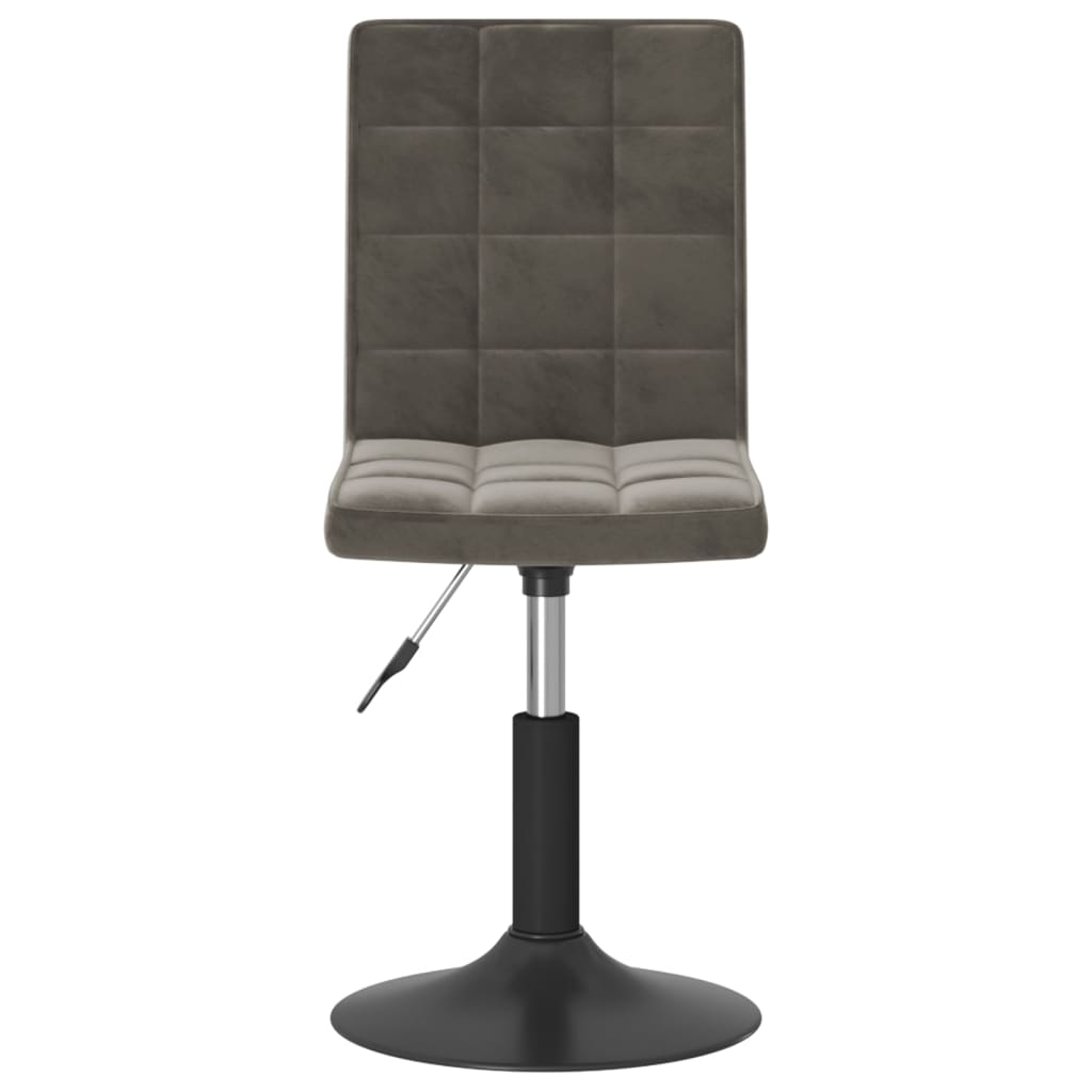 Eetkamerstoelen draaibaar 4 st fluweel donkergrijs is nu te koop bij PeponiXL, paradijselijk wonen!