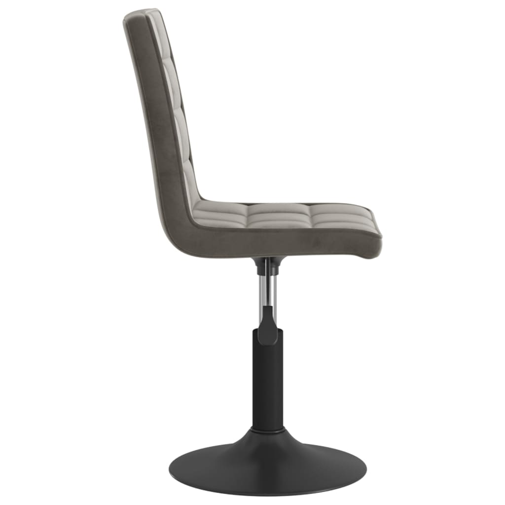 Eetkamerstoelen draaibaar 4 st fluweel donkergrijs is nu te koop bij PeponiXL, paradijselijk wonen!