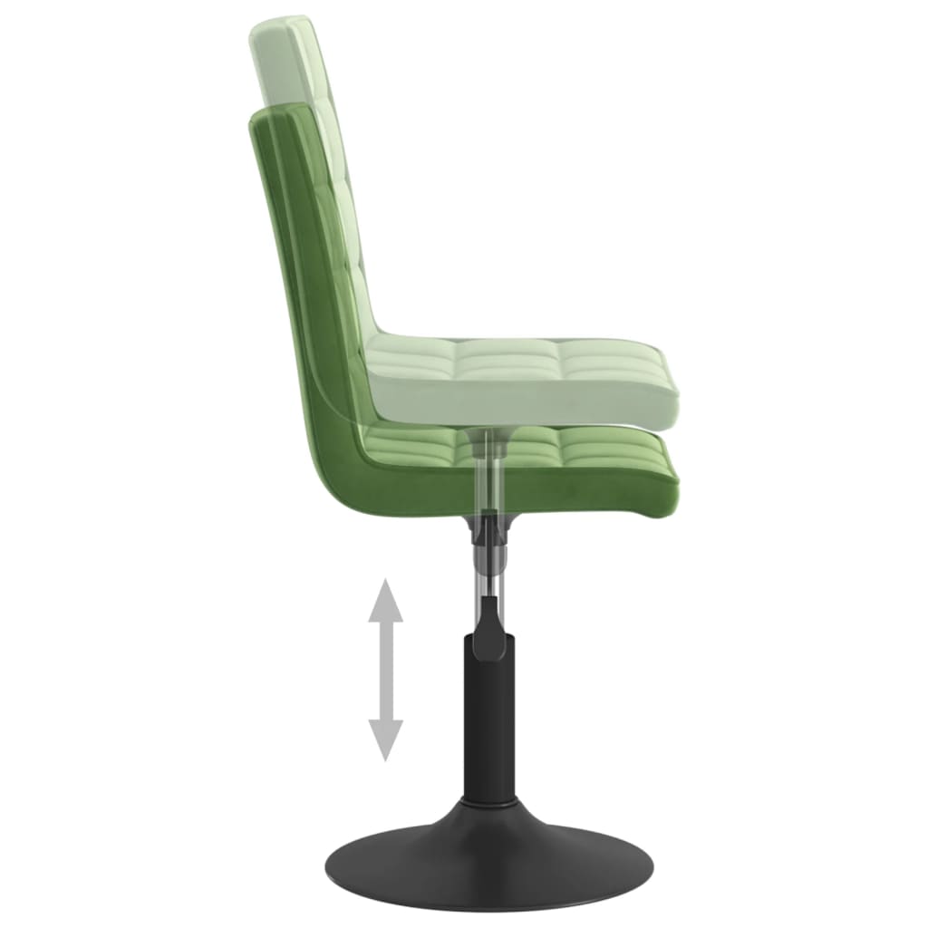 Eetkamerstoelen draaibaar 4 st fluweel donkergroen is nu te koop bij PeponiXL, paradijselijk wonen!