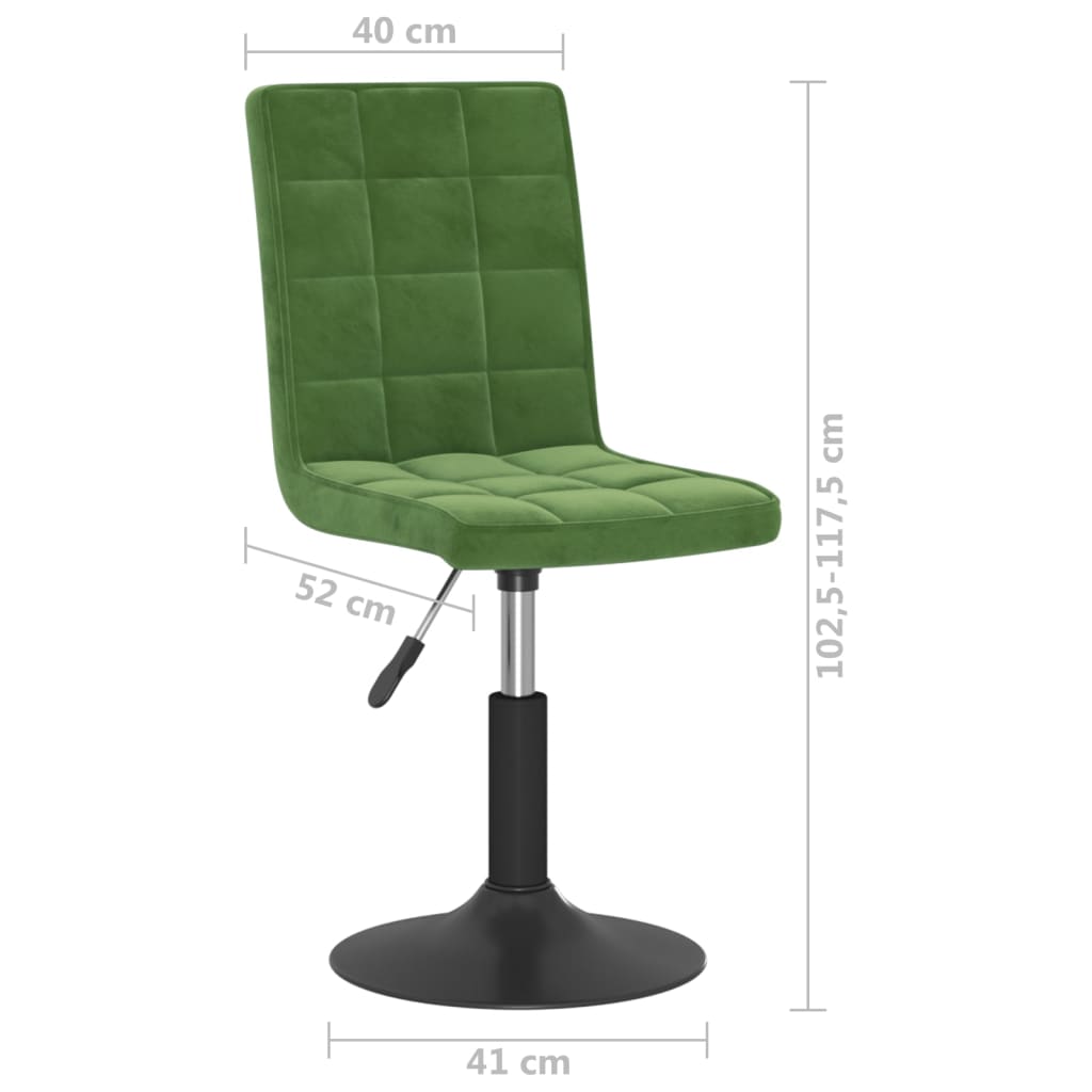 Eetkamerstoelen draaibaar 4 st fluweel donkergroen is nu te koop bij PeponiXL, paradijselijk wonen!
