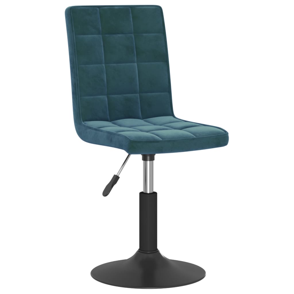 Eetkamerstoelen draaibaar 4 st fluweel blauw is nu te koop bij PeponiXL, paradijselijk wonen!
