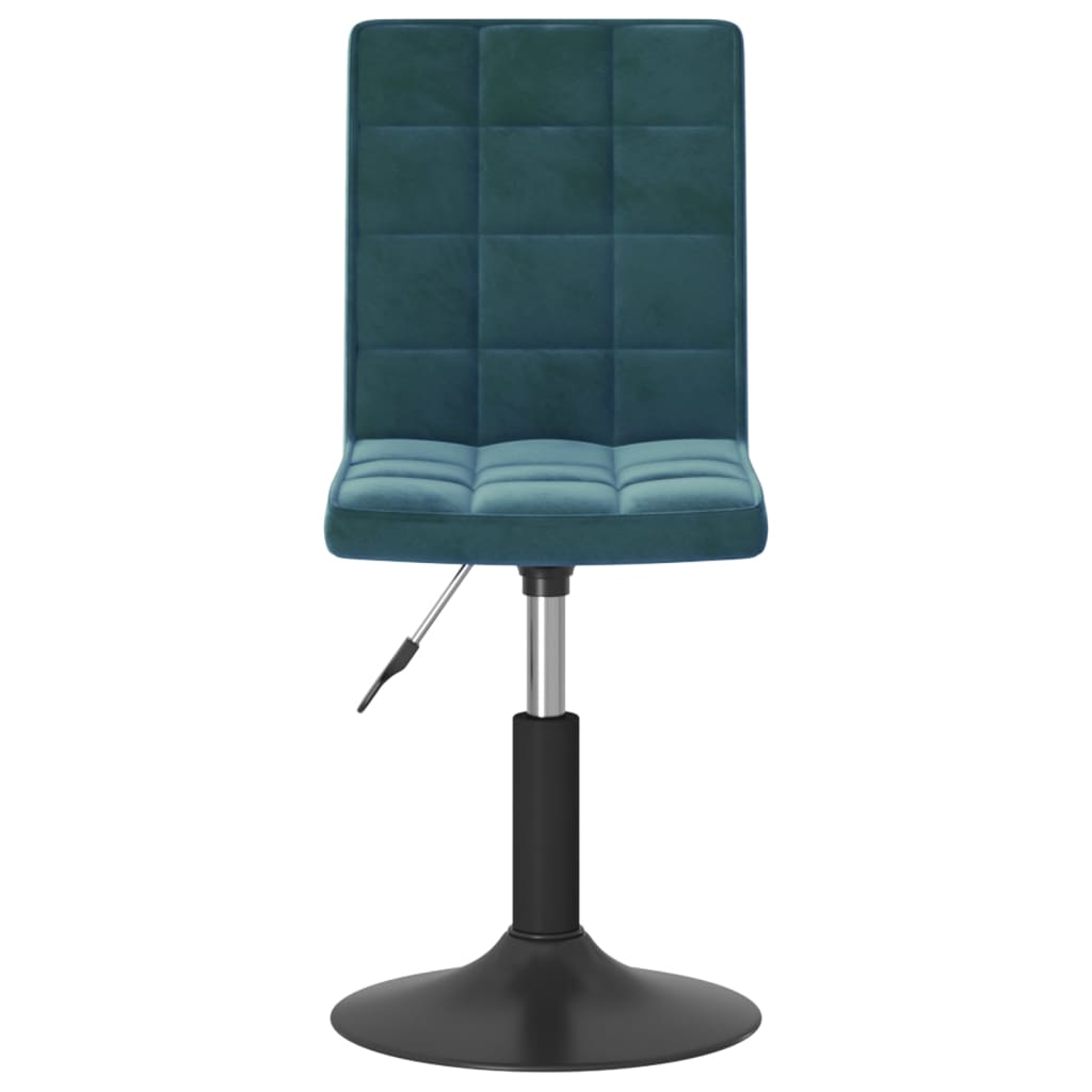 Eetkamerstoelen draaibaar 4 st fluweel blauw is nu te koop bij PeponiXL, paradijselijk wonen!