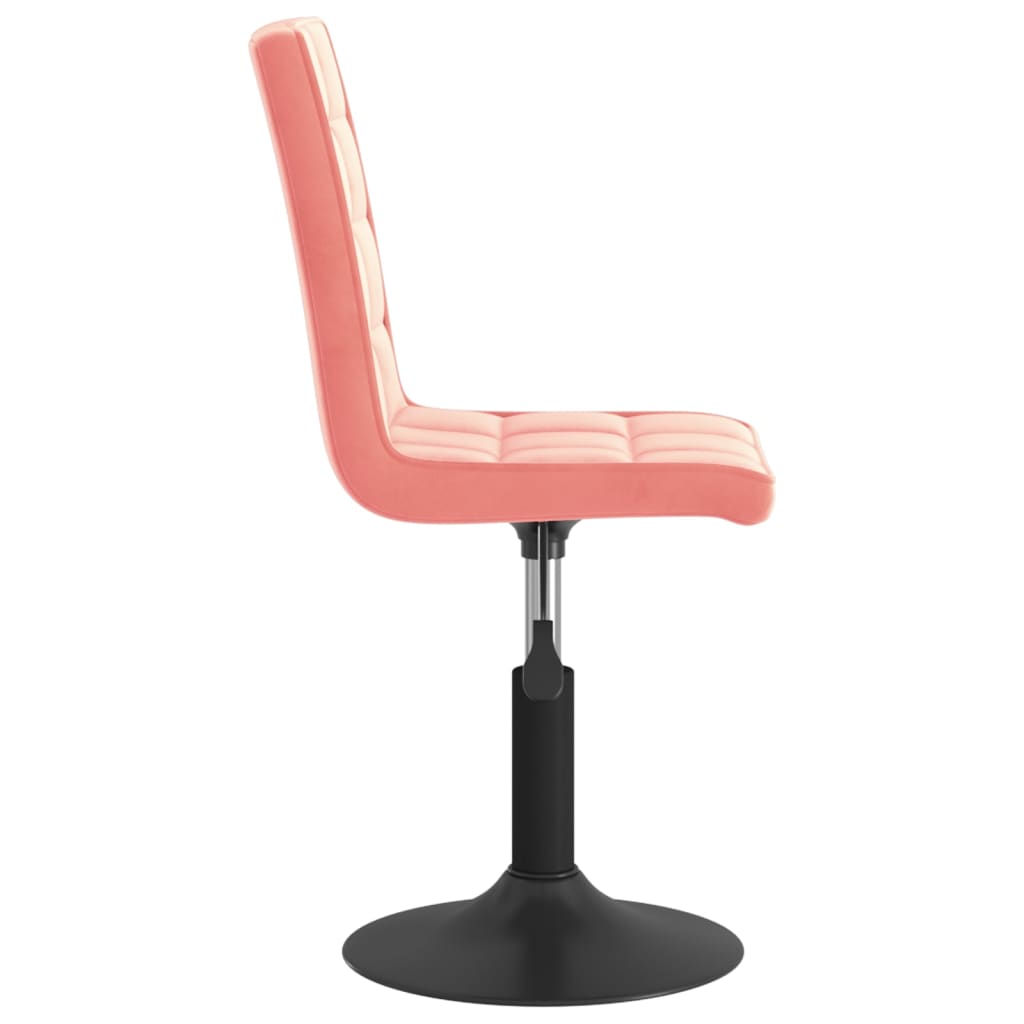 Eetkamerstoelen draaibaar 4 st fluweel roze is nu te koop bij PeponiXL, paradijselijk wonen!