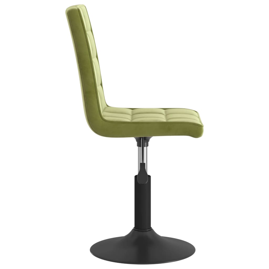 Eetkamerstoelen draaibaar 6 st fluweel lichtgroen is nu te koop bij PeponiXL, paradijselijk wonen!