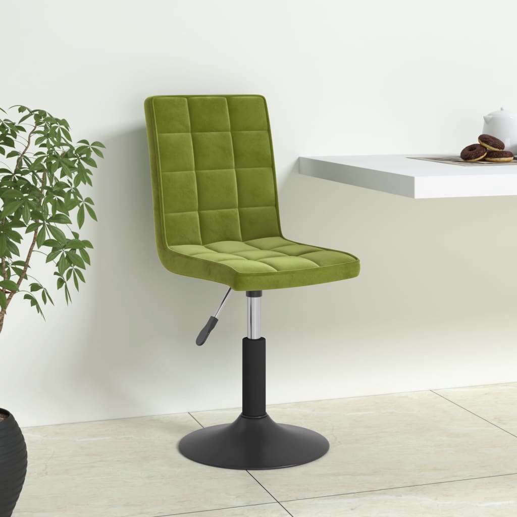 Eetkamerstoelen draaibaar 6 st fluweel lichtgroen is nu te koop bij PeponiXL, paradijselijk wonen!