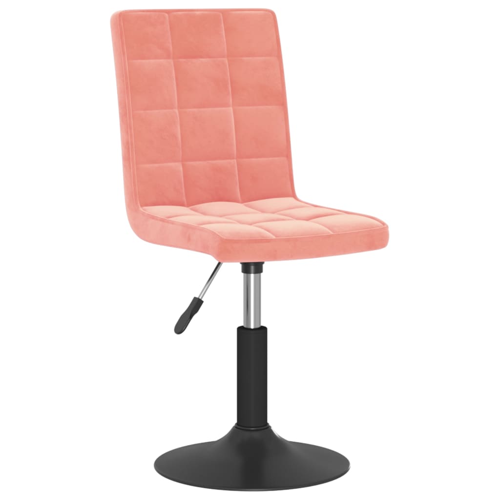 Eetkamerstoelen draaibaar 6 st fluweel roze is nu te koop bij PeponiXL, paradijselijk wonen!