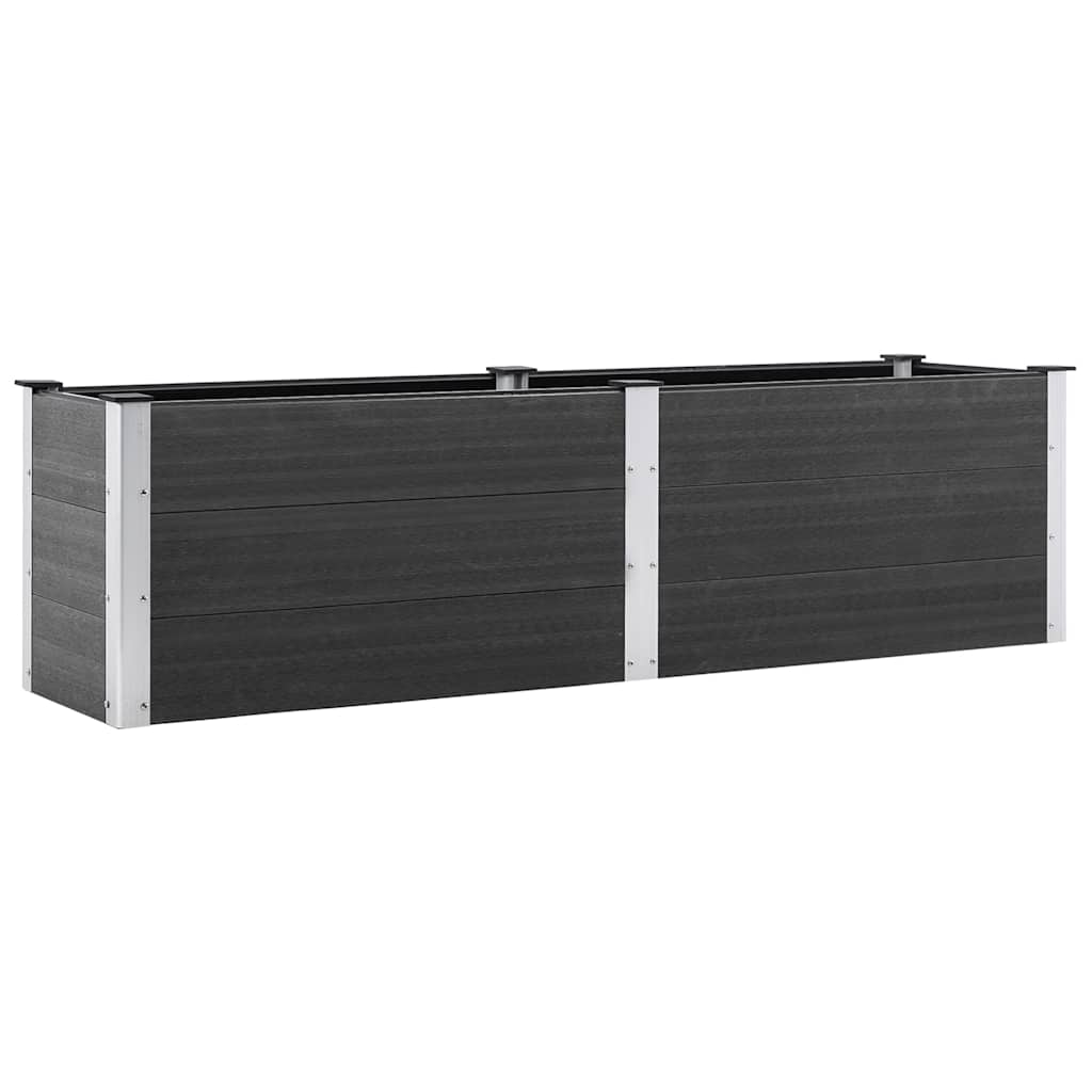 Plantenbak verhoogd 200x50x54 cm HKC grijs is nu te koop bij PeponiXL, paradijselijk wonen!