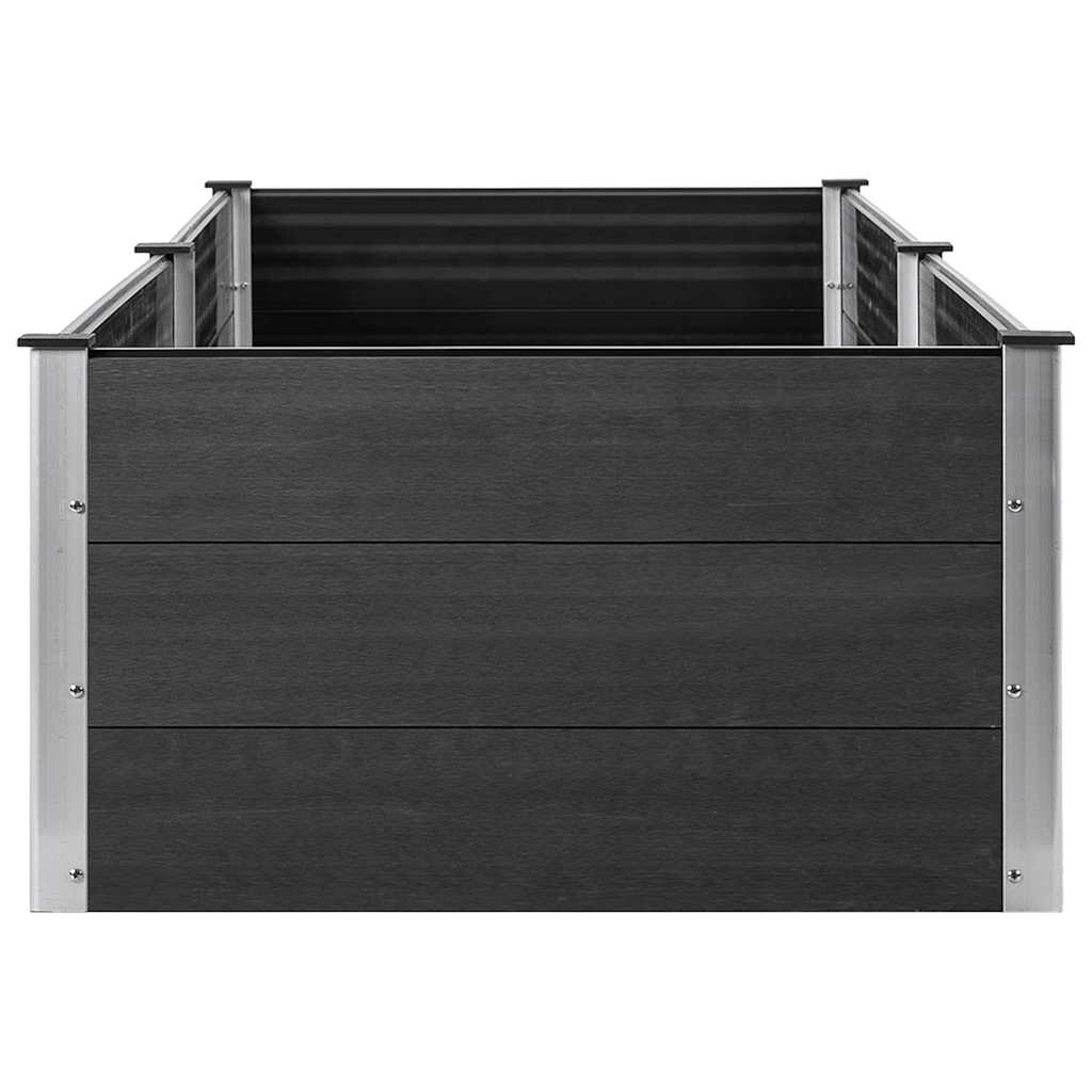 Plantenbak verhoogd 200x100x54 cm HKC grijs is nu te koop bij PeponiXL, paradijselijk wonen!
