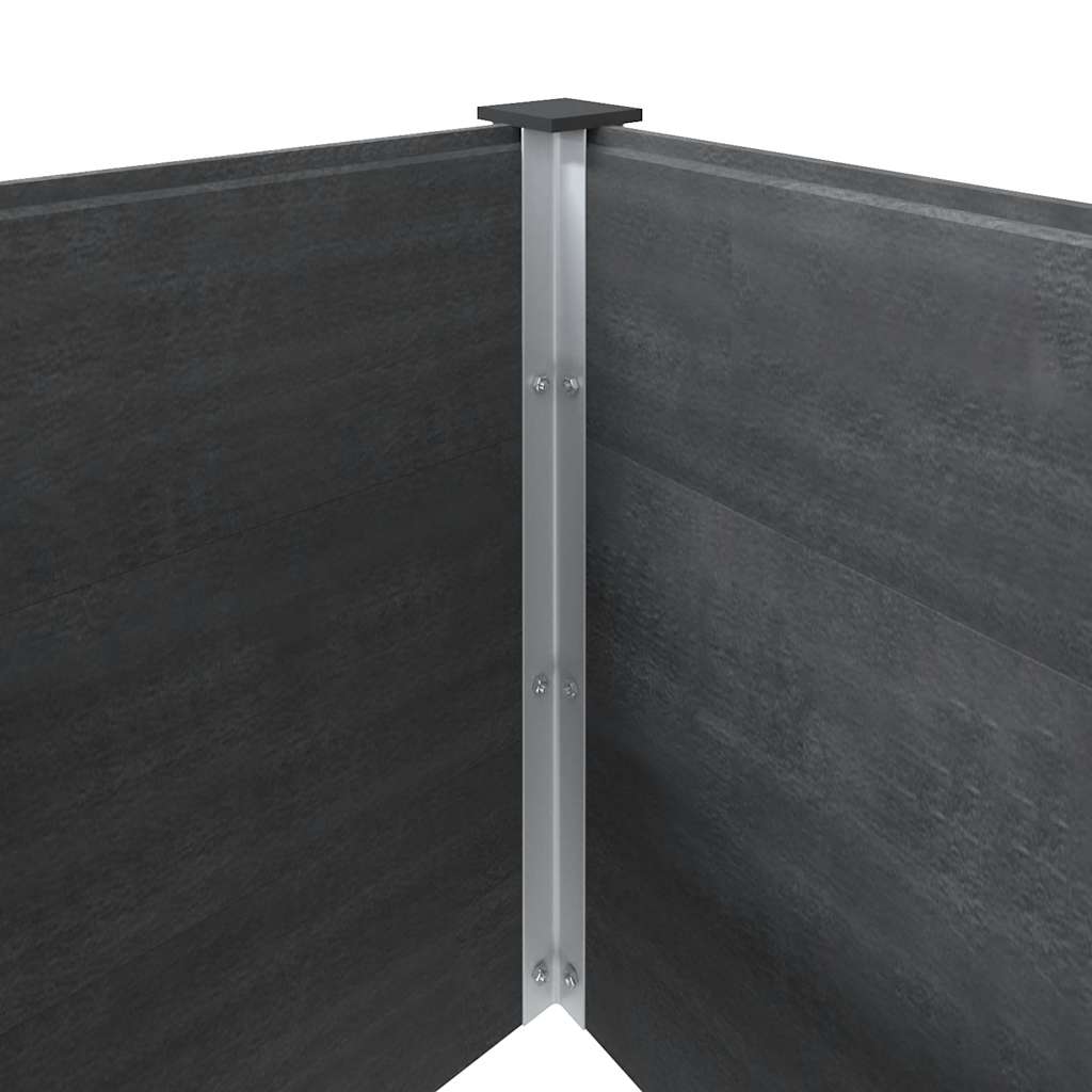 Plantenbak verhoogd 200x100x54 cm HKC grijs is nu te koop bij PeponiXL, paradijselijk wonen!