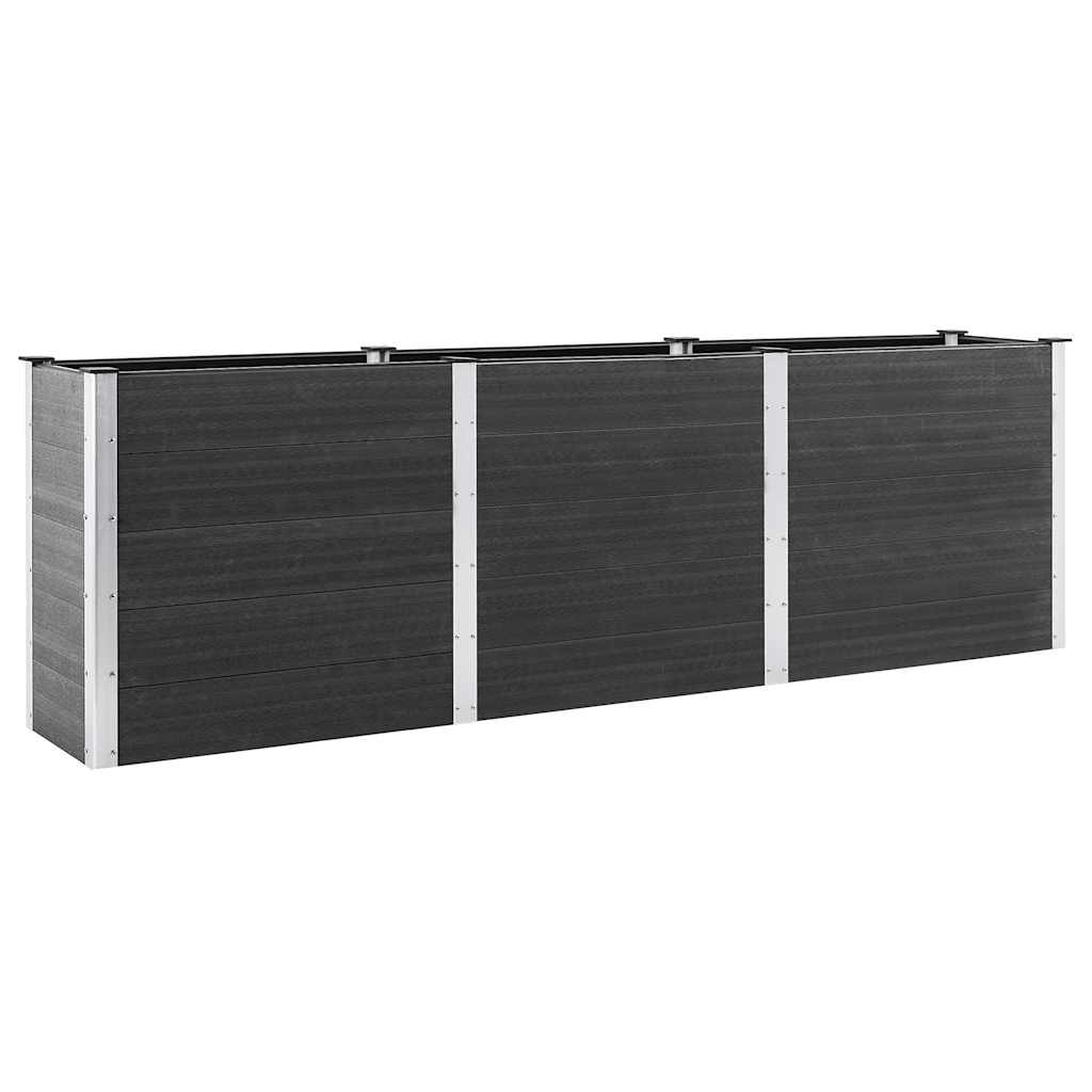 Plantenbak verhoogd 300x50x91 cm HKC grijs is nu te koop bij PeponiXL, paradijselijk wonen!