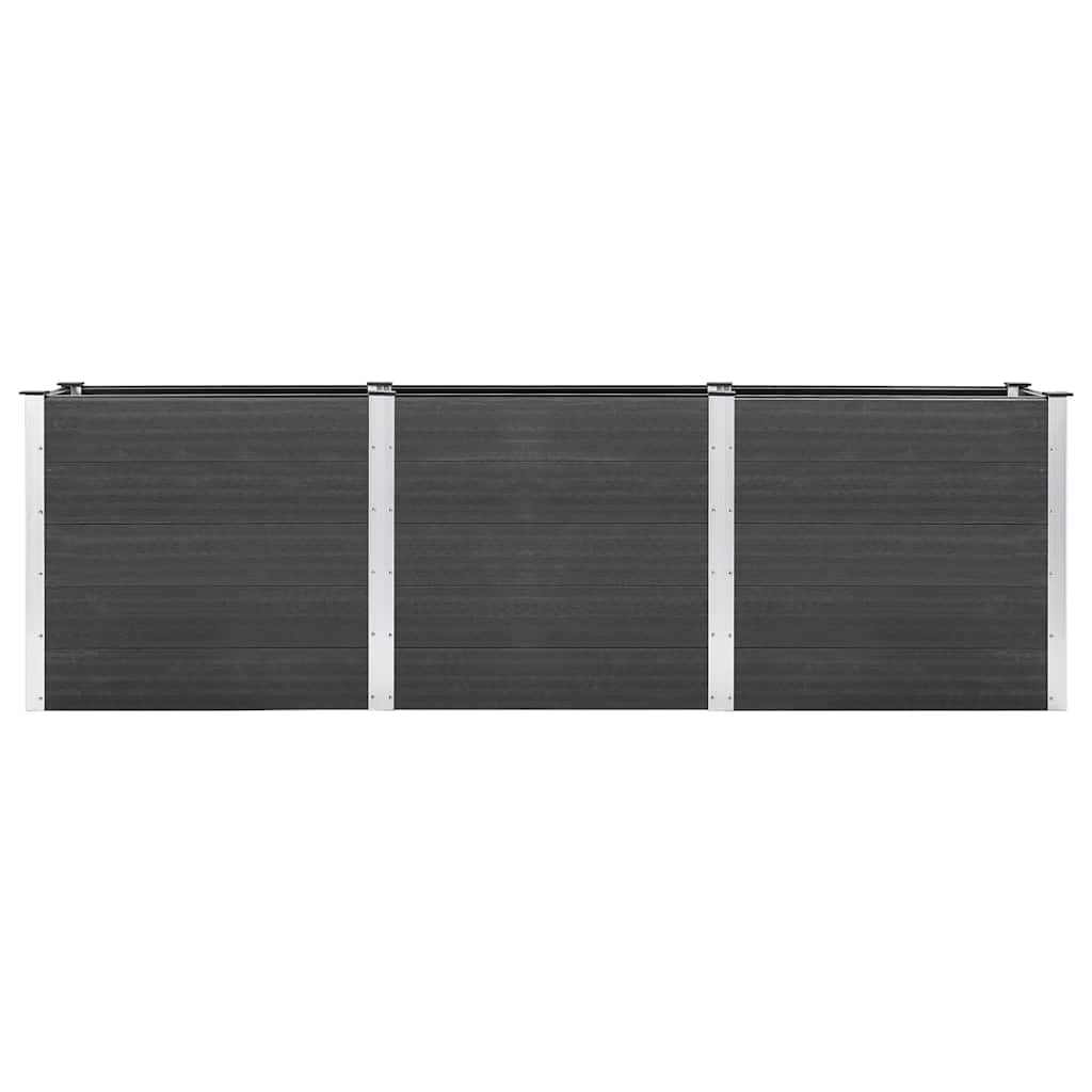 Plantenbak verhoogd 300x50x91 cm HKC grijs is nu te koop bij PeponiXL, paradijselijk wonen!