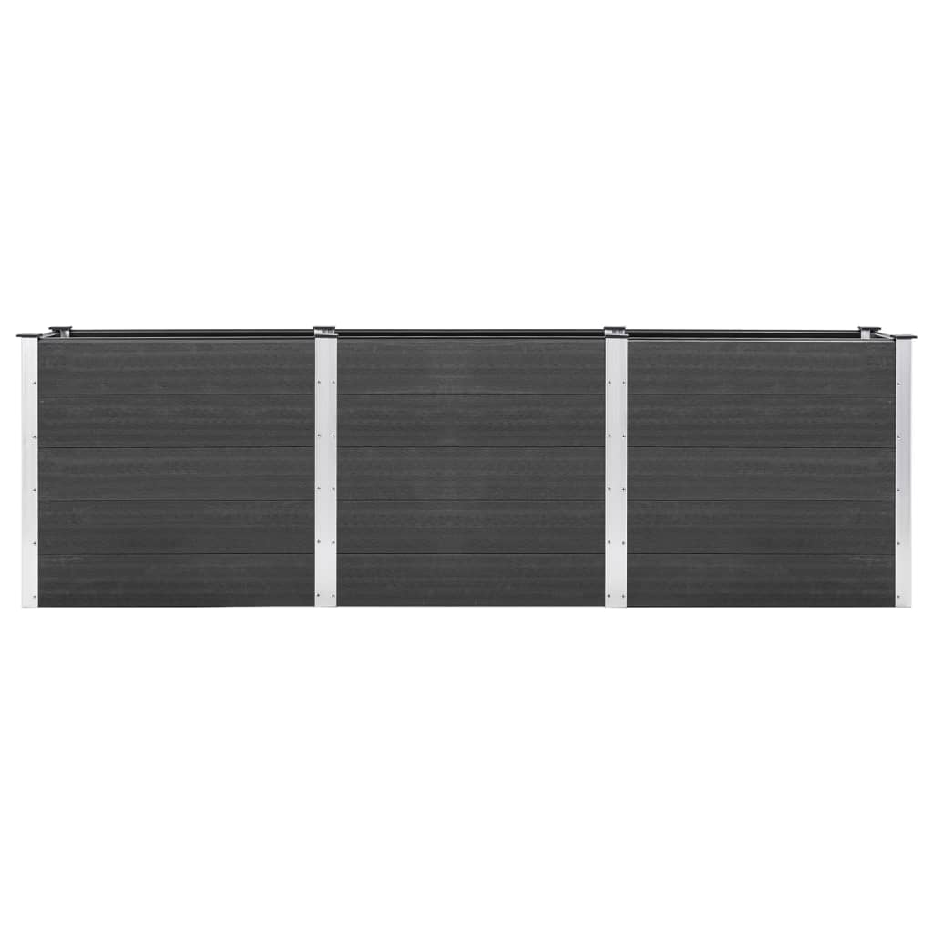 Plantenbak verhoogd 300x100x91 cm HKC grijs is nu te koop bij PeponiXL, paradijselijk wonen!