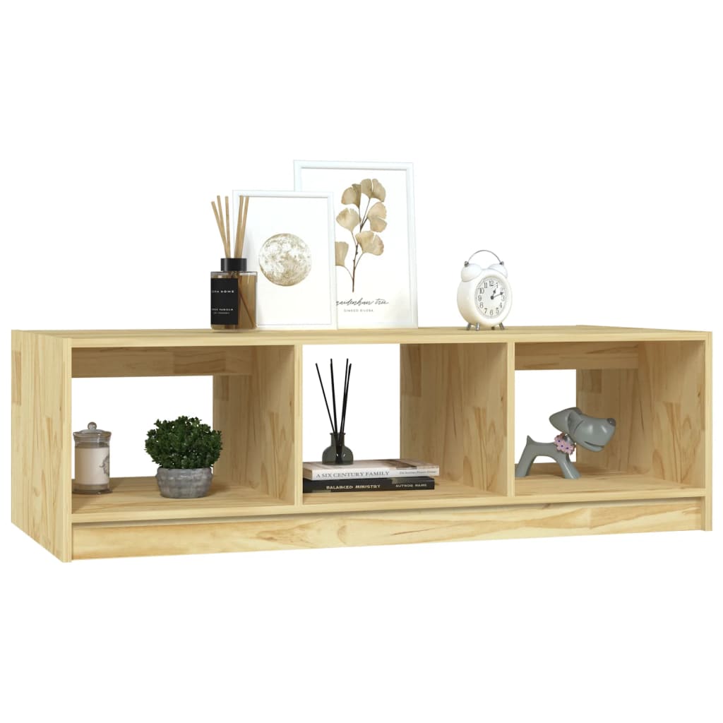 Salontafel 110x50x34 cm massief vurenhout is nu te koop bij PeponiXL, paradijselijk wonen!