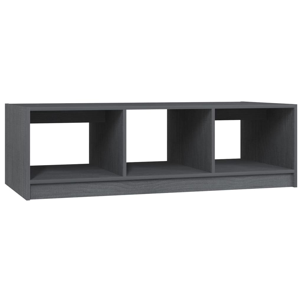Salontafel 110x50x34 cm massief grenenhout grijs is nu te koop bij PeponiXL, paradijselijk wonen!