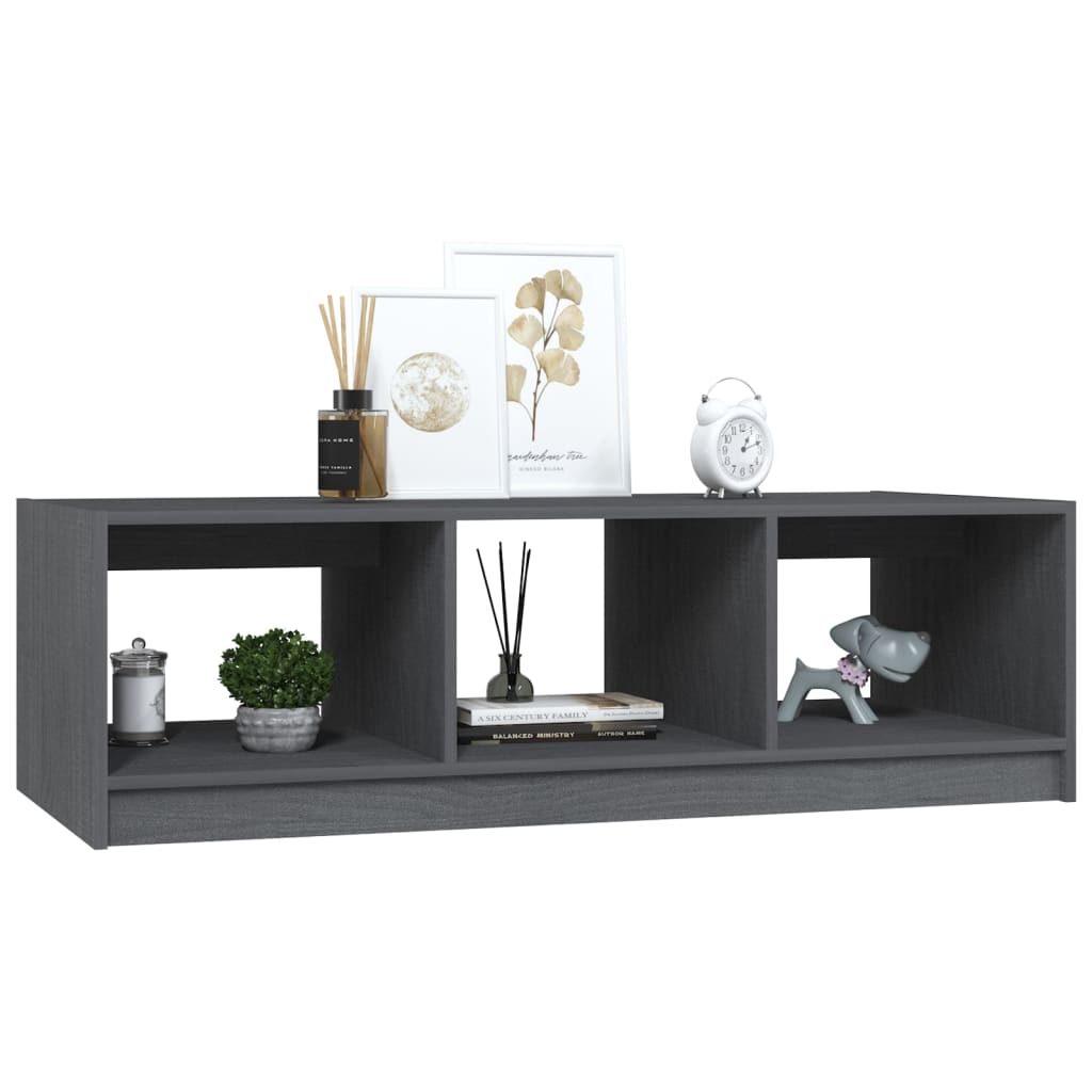 Salontafel 110x50x34 cm massief grenenhout grijs is nu te koop bij PeponiXL, paradijselijk wonen!