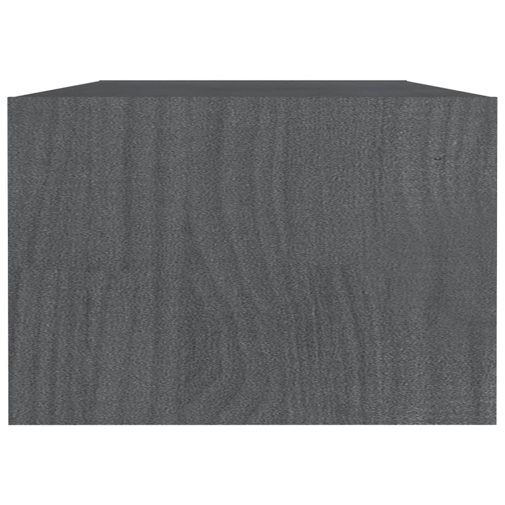 Salontafel 110x50x34 cm massief grenenhout grijs is nu te koop bij PeponiXL, paradijselijk wonen!