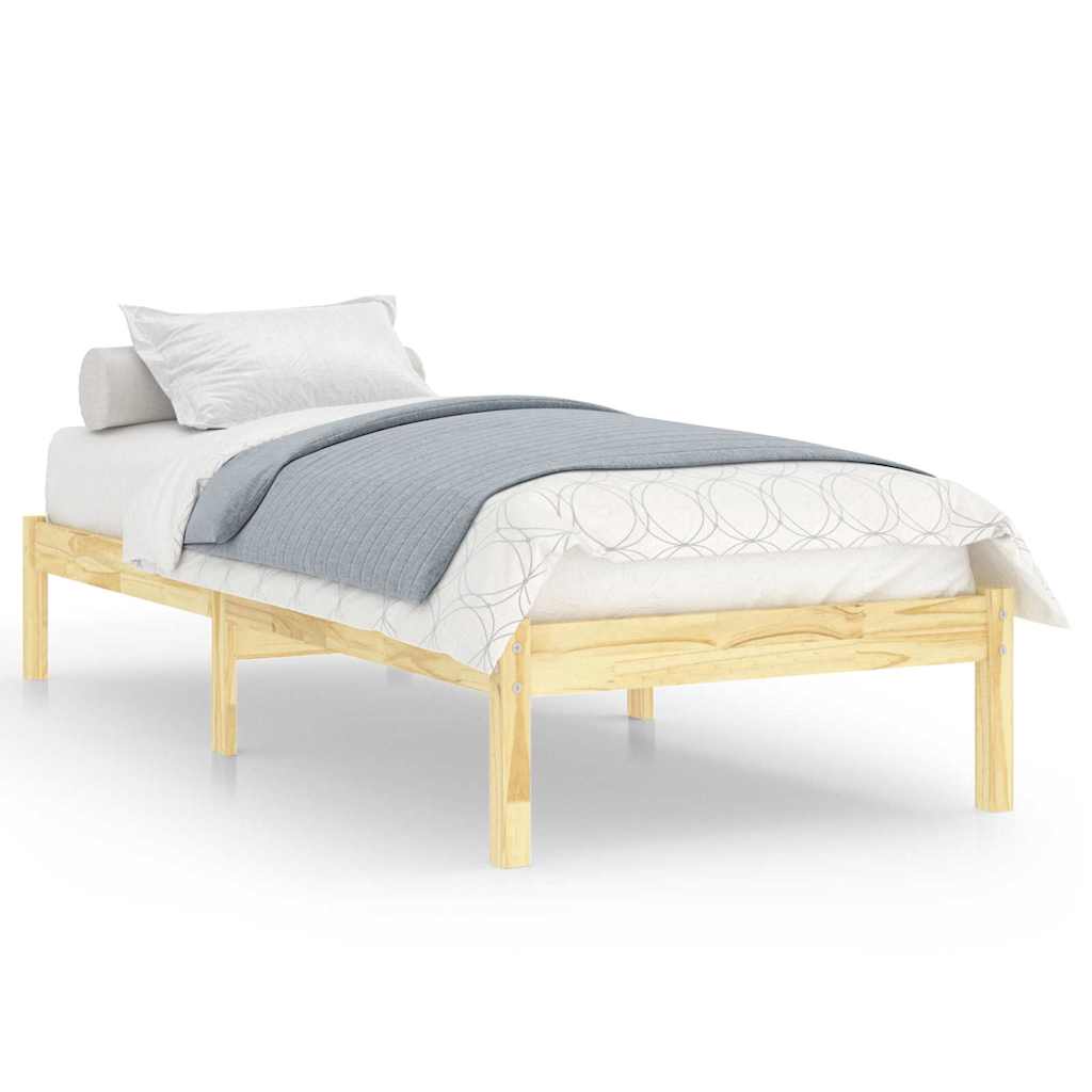 Bedframe massief hout 75x190 cm is nu te koop bij PeponiXL, paradijselijk wonen!