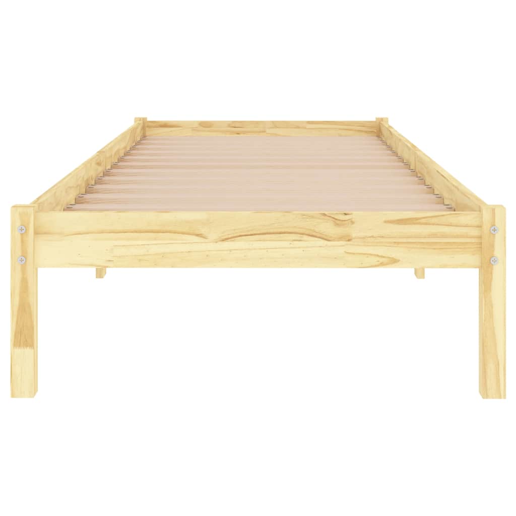 Bedframe massief hout 75x190 cm is nu te koop bij PeponiXL, paradijselijk wonen!
