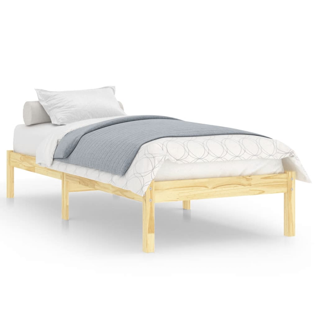 Bedframe massief hout 90x190 cm is nu te koop bij PeponiXL, paradijselijk wonen!