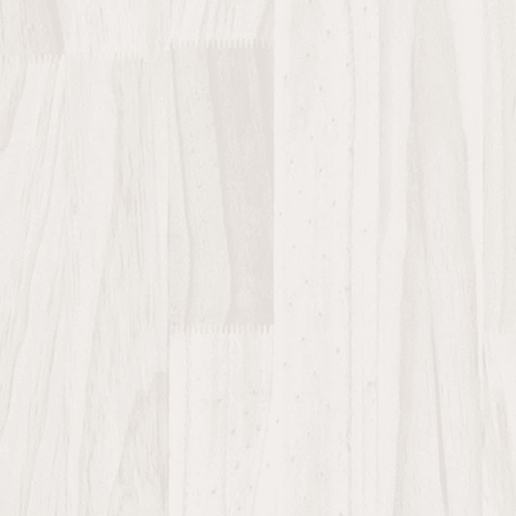 Bedframe massief hout wit 90x190 cm is nu te koop bij PeponiXL, paradijselijk wonen!