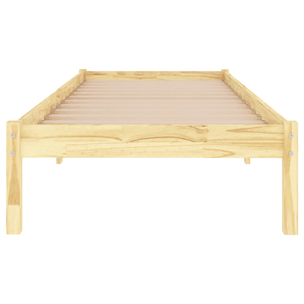 Bedframe massief grenenhout 90x200 cm is nu te koop bij PeponiXL, paradijselijk wonen!