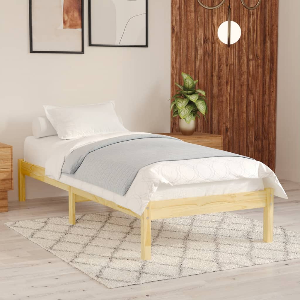 Bedframe massief grenenhout 90x200 cm is nu te koop bij PeponiXL, paradijselijk wonen!