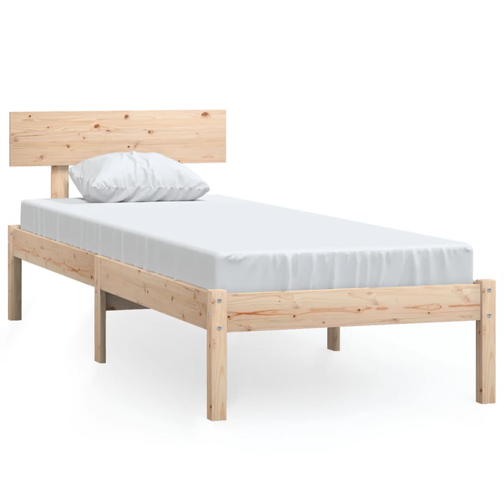 Bedframe massief grenenhout 90x200 cm is nu te koop bij PeponiXL, paradijselijk wonen!