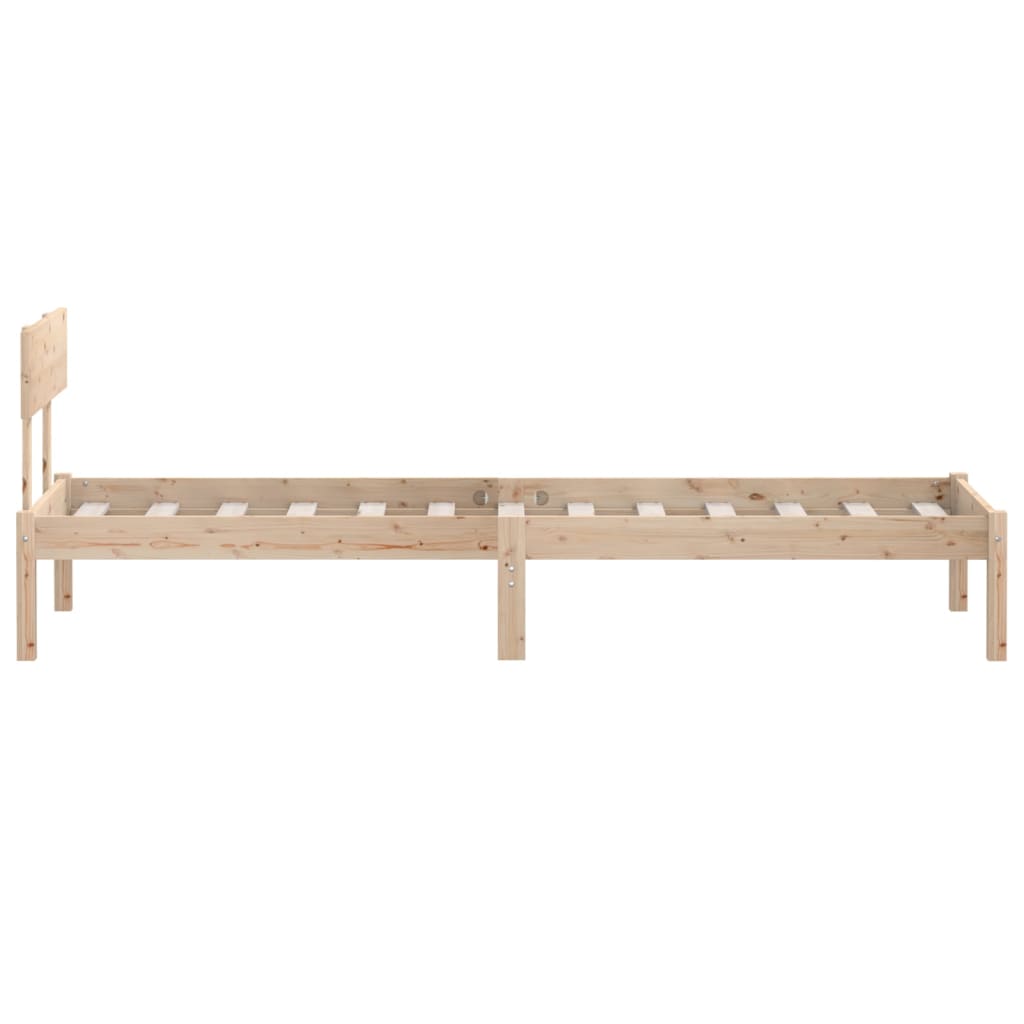 Bedframe massief grenenhout 90x200 cm is nu te koop bij PeponiXL, paradijselijk wonen!