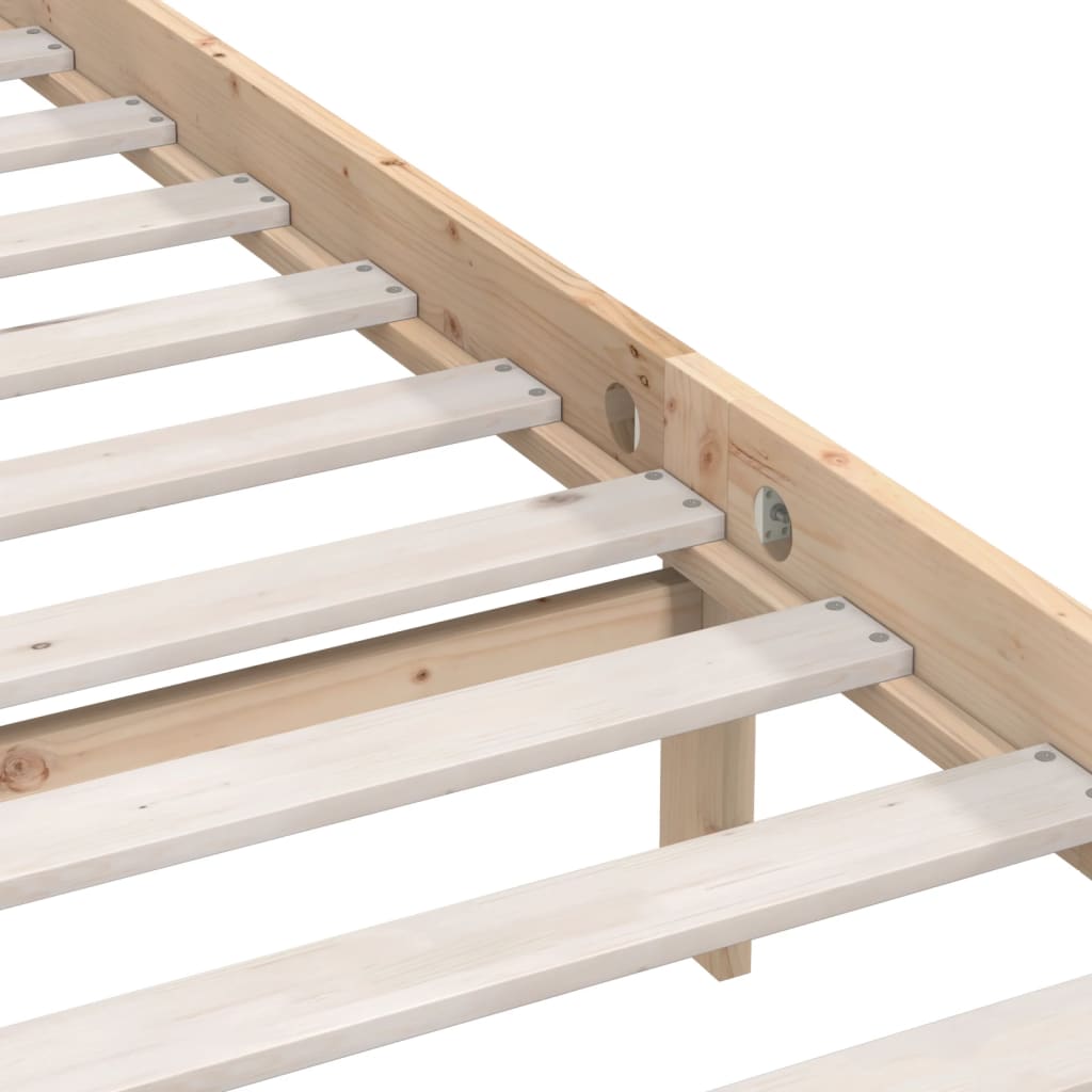 Bedframe massief grenenhout 90x200 cm is nu te koop bij PeponiXL, paradijselijk wonen!